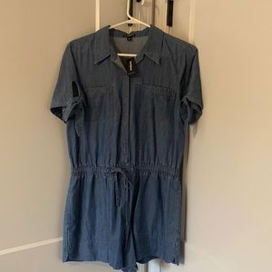 Chambray Express Romper